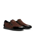 Giuseppe Zanotti Idle Run suede zip-up loafers - Brown