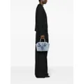 Givenchy mini Antigona Lock denim tote bag - Blue