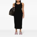 Givenchy 4G-plaque ribbed-knit maxi dress - Black