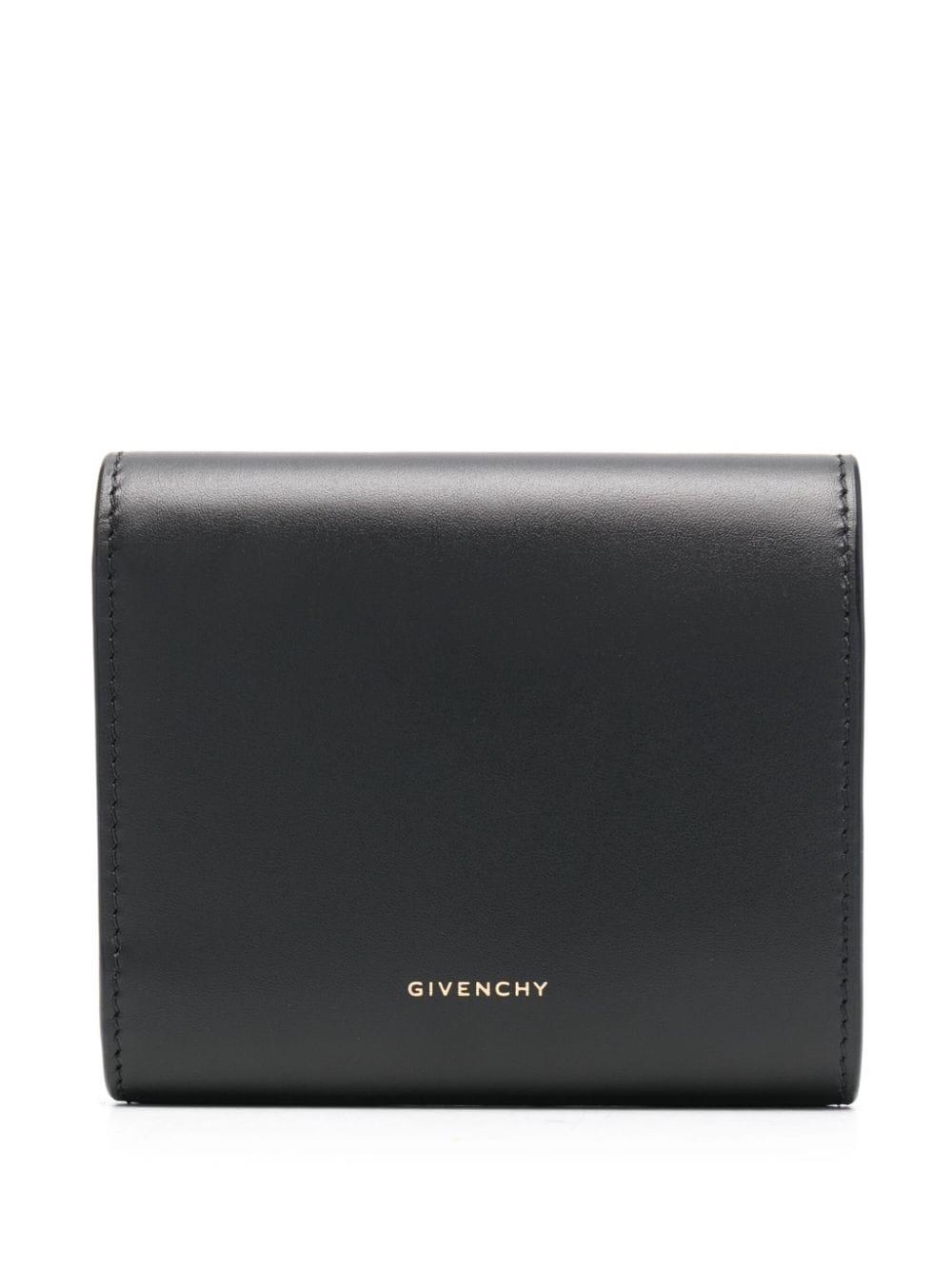 Givenchy 4G-plaque leather wallet - Black