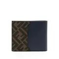 FENDI FF-pattern leather wallet - Brown
