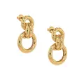 ANINE BING cable-link drop earrings - Gold