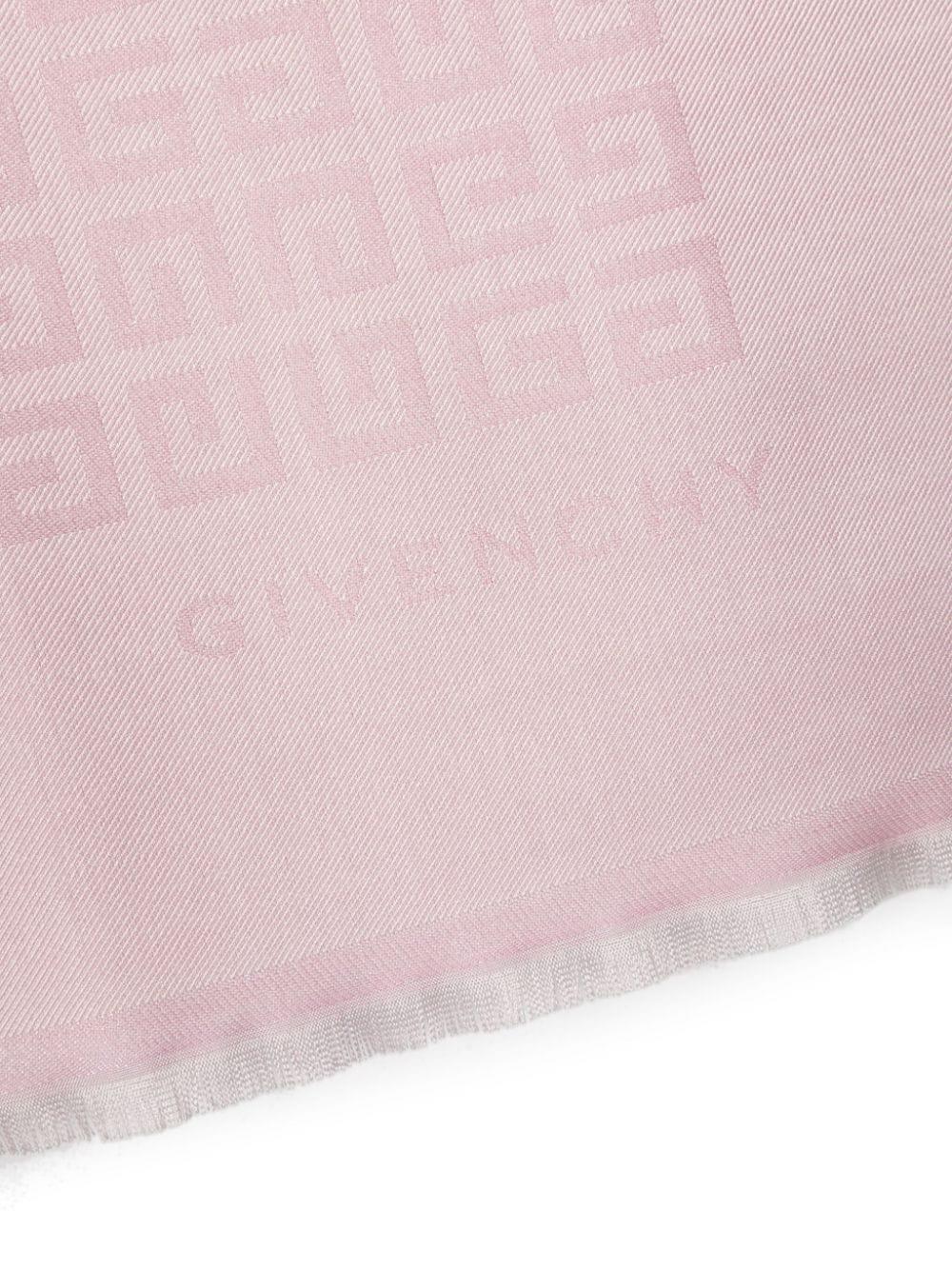 Givenchy 4G-motif lurex scarf - Pink
