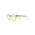 Yohji Yamamoto round-frame optical glasses - Green