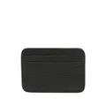Acne Studios logo-print leather cardholder - Black