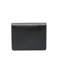 Acne Studios folded leather wallet - Black