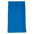 Calvin Klein chain-detailed crepe maxi skirt - Blue