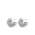 Bottega Veneta Twist hoop earrings - Silver