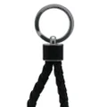 Bottega Veneta braided-strap detail key ring - Black