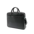 BOSS rubberised-stripe laptop bag - Black