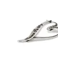 Acne Studios heart-shape brass earring - Silver