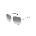 Bvlgari oversize-frame sunglasses - Black