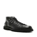 Casadei Cervo lace-up leather boots - Black