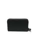 Tommy Hilfiger leather logo lettering wallet - Black