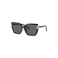 Tory Burch Eleonor oversize-frame sunglasses - Black