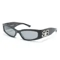 Balenciaga Eyewear Bossy cat eye-frame sunglasses - Grey