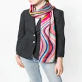 Paul Smith wave stripe scarf - Pink