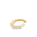 Jacquie Aiche 14kt yellow gold diamond hoop earring