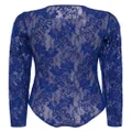ZIMMERMANN corded-lace bodysuit - Blue