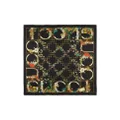 Gucci animal floral-print silk scarf - Black