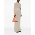 Nanushka Jen leather clutch bag - Brown