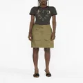 Givenchy high-waist cargo skirts - Green