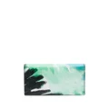 Acne Studios abstract-print bi-fold wallet - Blue