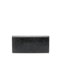 Acne Studios logo-patch leather wallet - Black