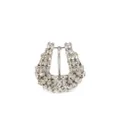 Balmain Western crystal drop earrings - Silver