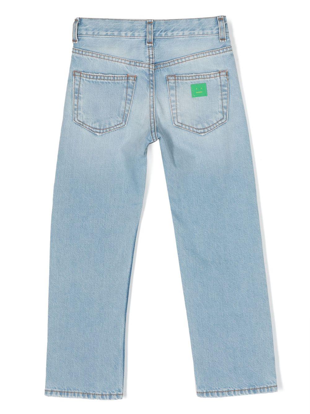 Acne Studios straight-leg cotton jeans - Blue