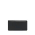 FENDI logo-print grained-leather wallet - Black
