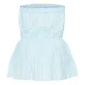 Melissa Odabash Colette strapless dress - Blue