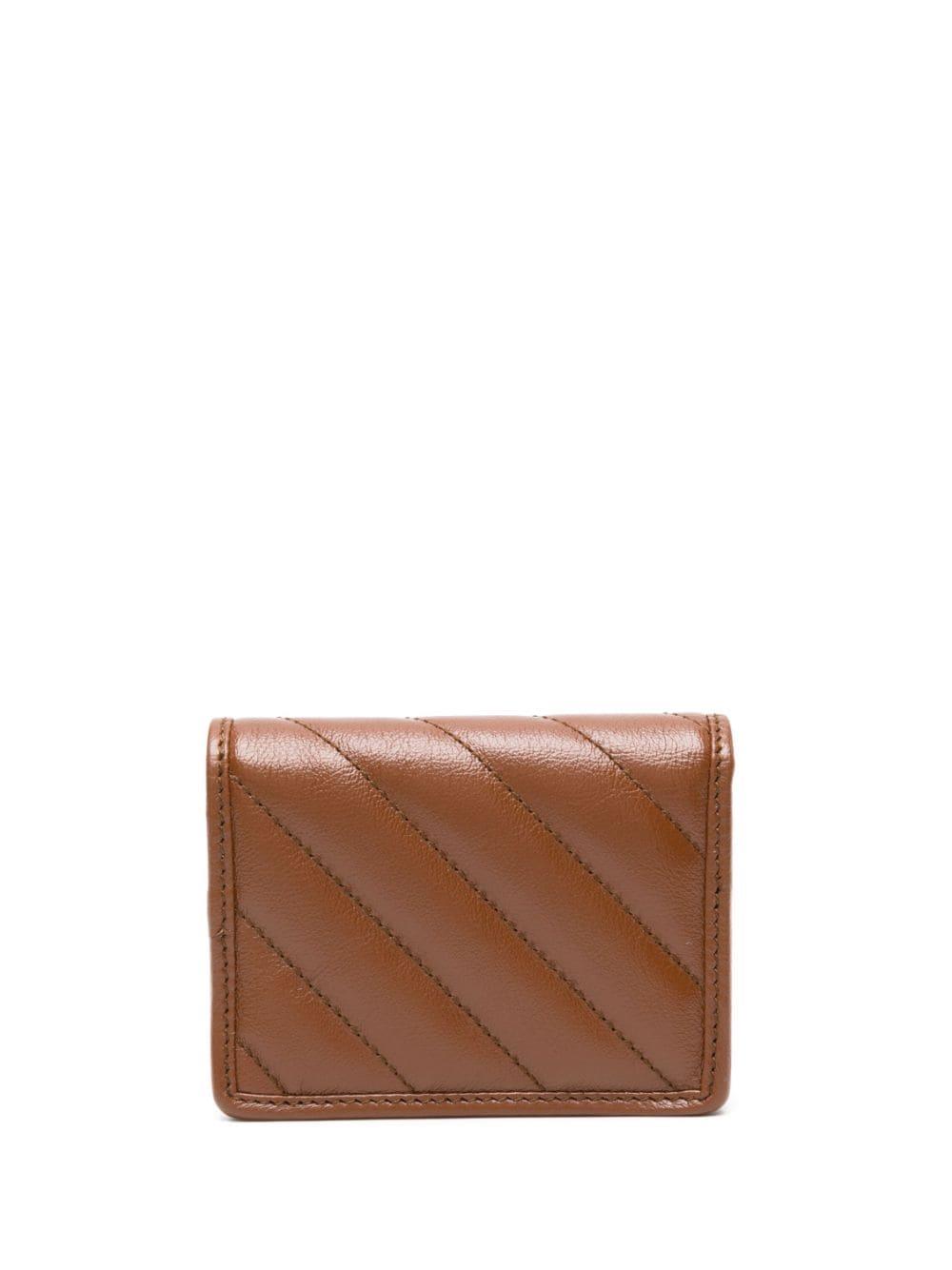 Gucci GG Marmont leather wallet - Brown