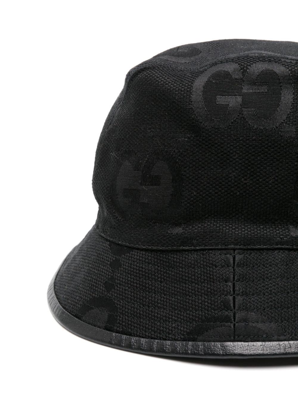 Gucci Jumbo GG canvas bucket hat - Black