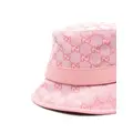 Gucci GG-canvas bucket hat - Pink