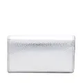 Gucci Petite Marmont metallic wallet - Silver