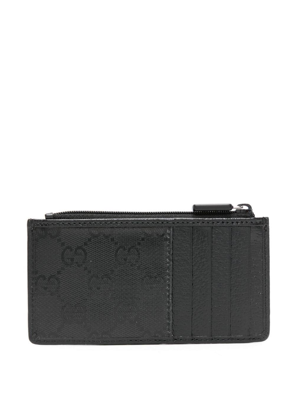 Gucci Double G leather cardholder - Black