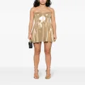 Norma Kamali Grace mini dress - Gold