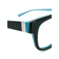 Nike Kids rectangle frame glasses - Black