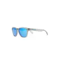 Oakley logo-print blue-tinted sunglasses - Grey