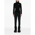 Balenciaga zip-up fleece ski jacket - Black