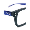 Nike Kids rectangle frame glasses - Blue
