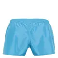 Balmain logo-print swim shorts - Blue
