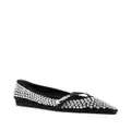 Premiata stud-embellished ballerina shoes - Black