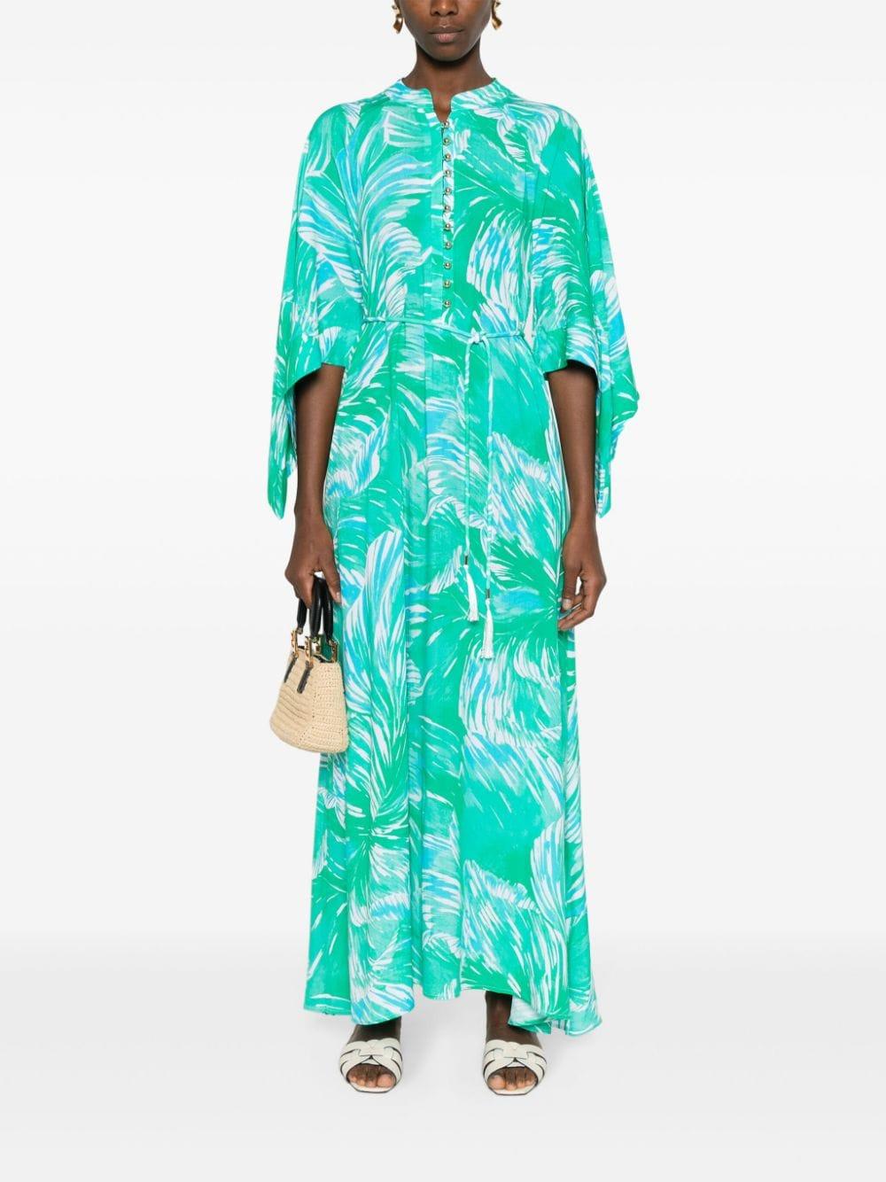 Melissa Odabash Edith Rainforest-print maxi dress - Green