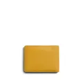 Shinola logo-debossed leather wallet - Yellow