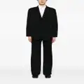 Yohji Yamamoto single-breasted wool blazer - Black