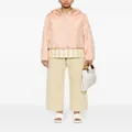 Jil Sander zip-up hooded jacket - Pink