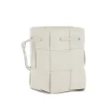 Bottega Veneta Intrecciato leather bucket bag - White