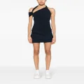 Nike x Jacquemus asymmetric minidress - Blue
